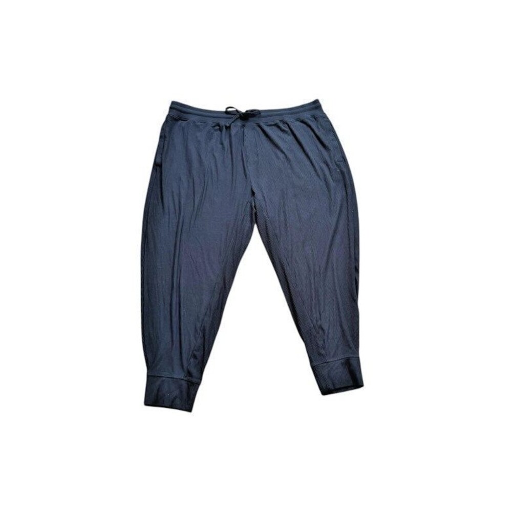 Tommy John Ribbed Lounge Jogger Gray Mens Size XXL Short MSRP $98 Pajamas Pants